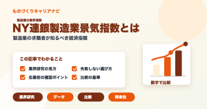 NY連銀製造業景気指数とはの要点を図解したアイキャッチ画像