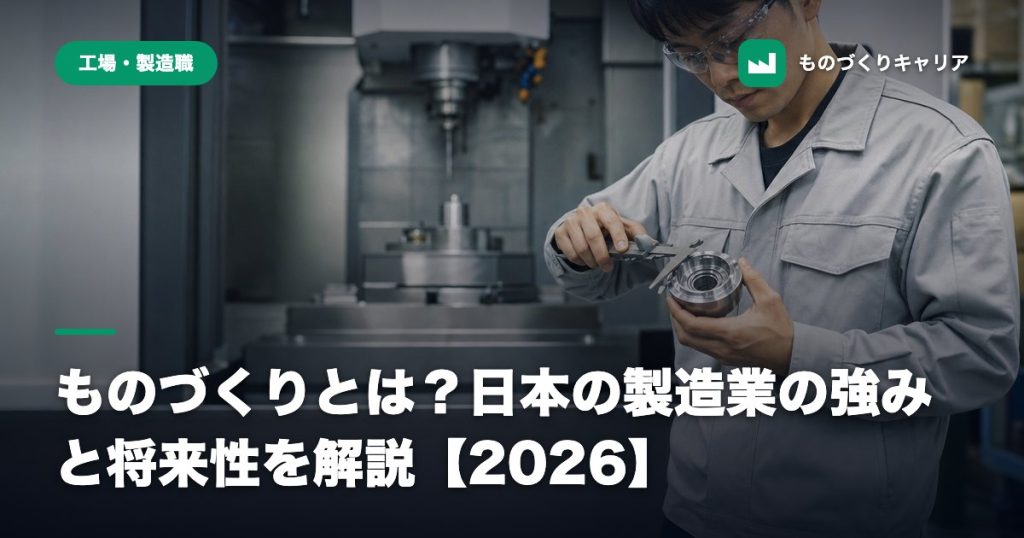 ものづくりとは？日本の製造業の強みと将来性を解説【2026】