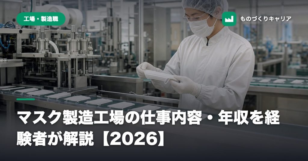 マスク製造工場の仕事内容・年収を経験者が解説【2026】