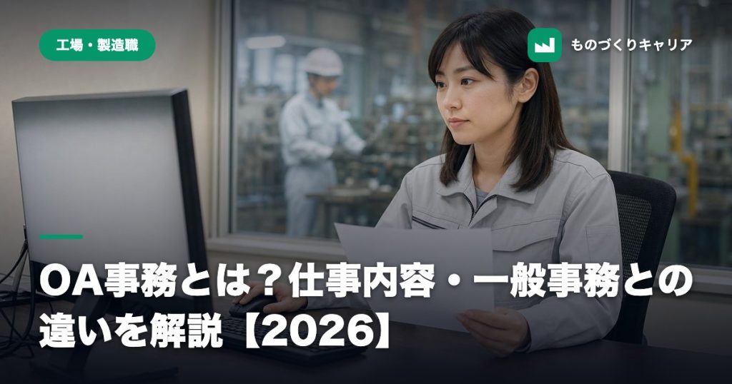 OA事務とは？仕事内容・一般事務との違いを解説【2026】