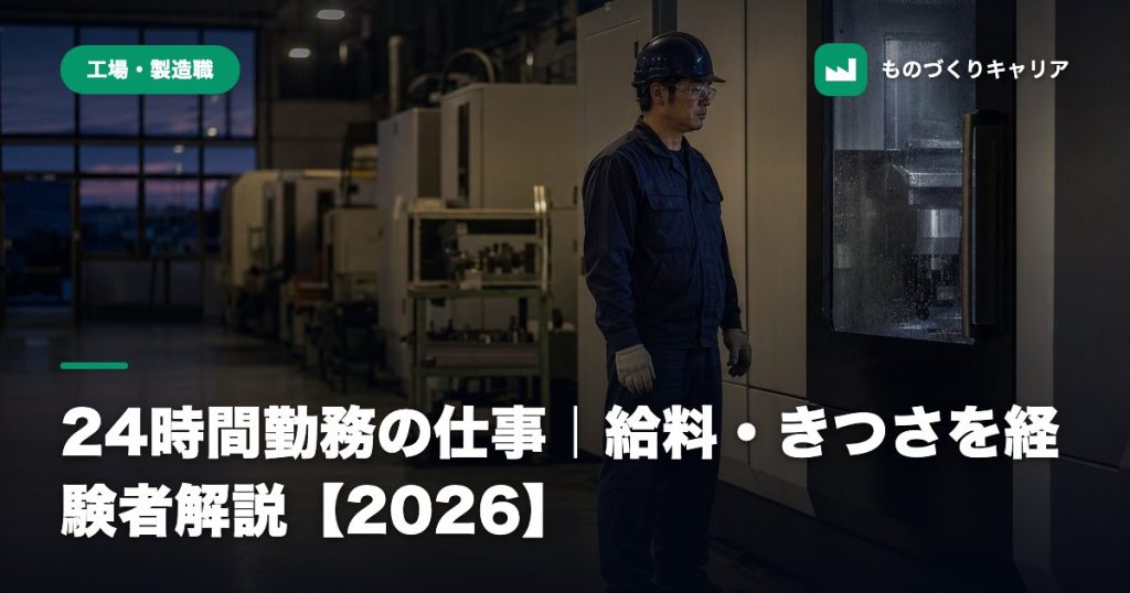 24時間勤務の仕事｜給料・きつさを経験者解説【2026】