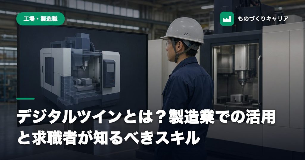 デジタルツインとは？製造業での活用と求職者が知るべきスキル