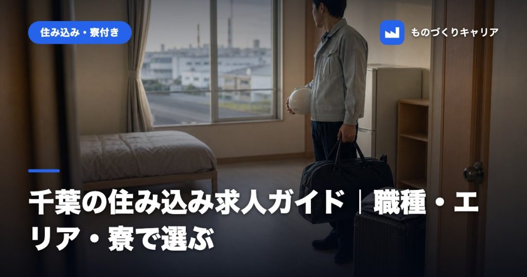 千葉の住み込み求人ガイド｜職種・エリア・寮で選ぶ