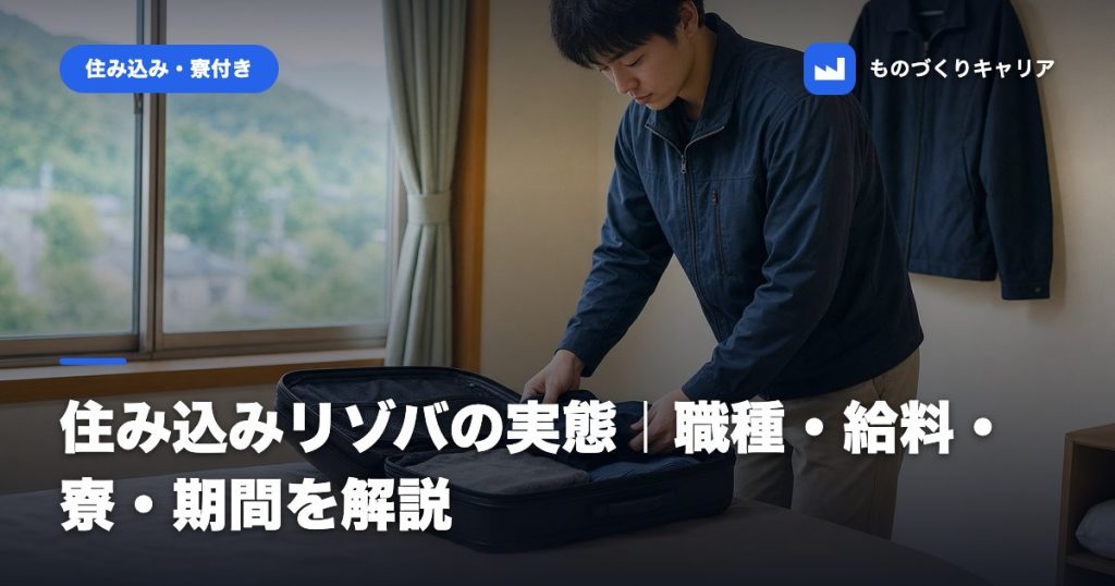 住み込みリゾバの実態｜職種・給料・寮・期間を解説