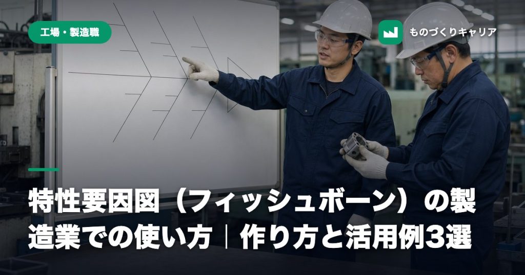 特性要因図（フィッシュボーン）の製造業での使い方｜作り方と活用例3選