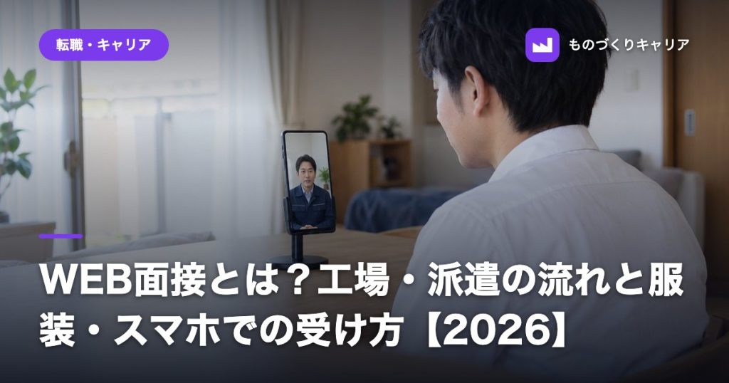WEB面接とは？工場・派遣の流れと服装・スマホでの受け方【2026】